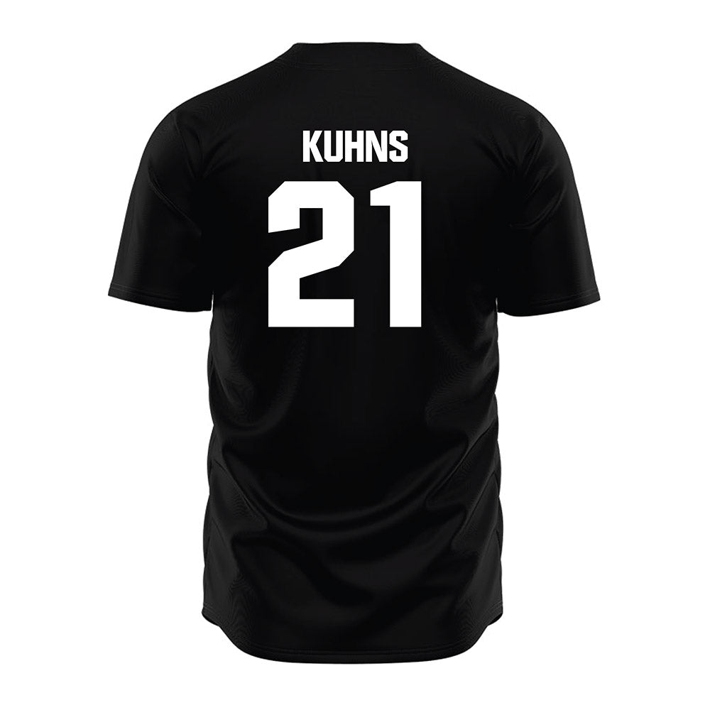 Tennessee - NCAA Baseball : Tegan Kuhns - Black Jersey-1