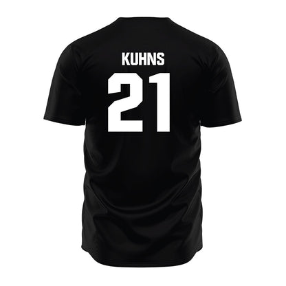 Tennessee - NCAA Baseball : Tegan Kuhns - Black Jersey-1