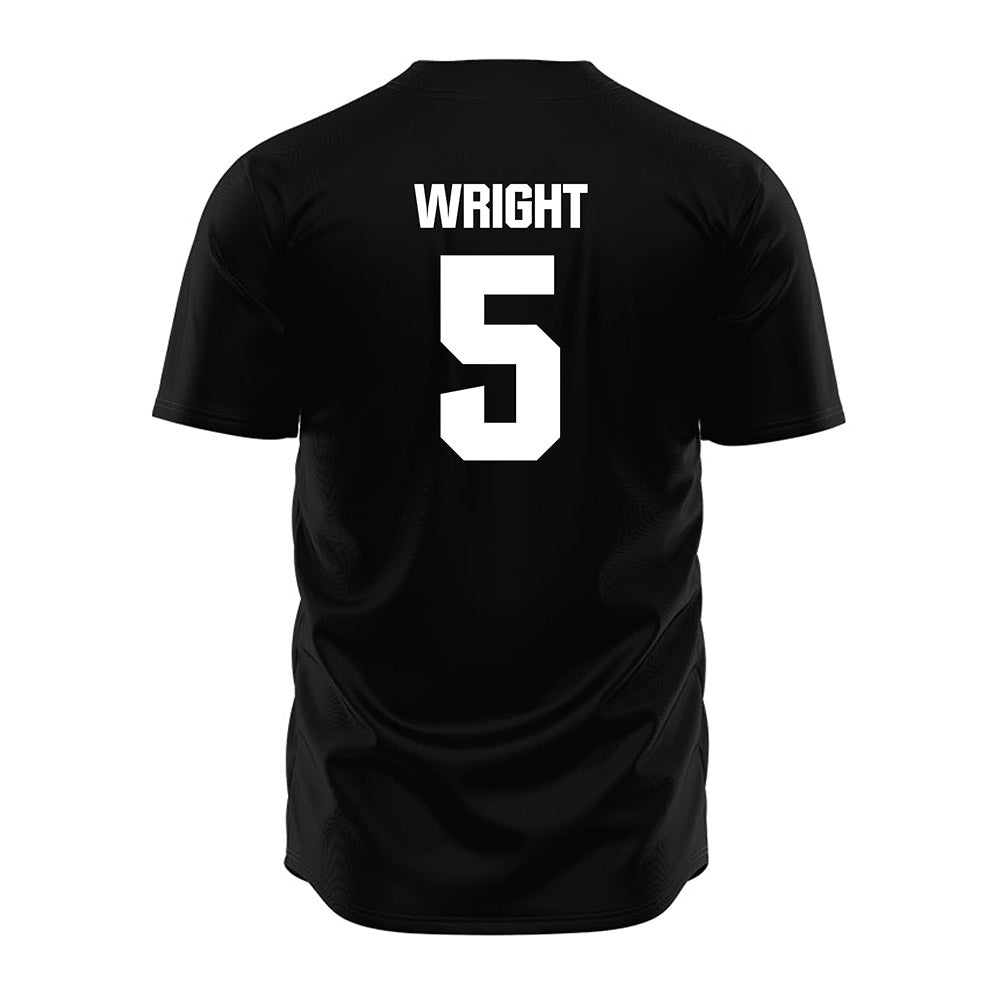 Tennessee - NCAA Baseball : Garrett Wright - Black Jersey-1