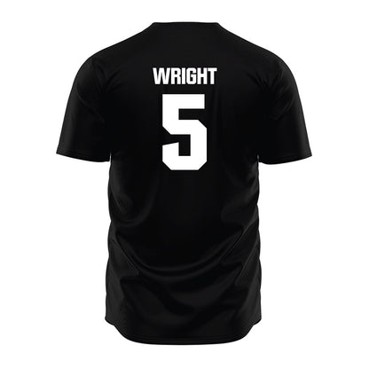 Tennessee - NCAA Baseball : Garrett Wright - Black Jersey-1