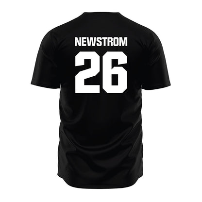 Tennessee - NCAA Baseball : Chris Newstrom - Black Jersey-1