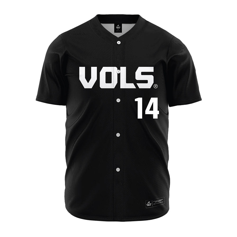 Tennessee - NCAA Baseball : Blake Grimmer - Black Jersey-0