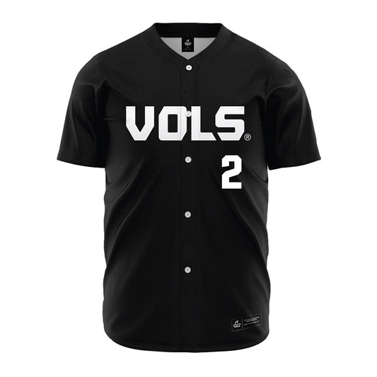 Tennessee - NCAA Baseball : Ariel Antigua - Black Jersey-0