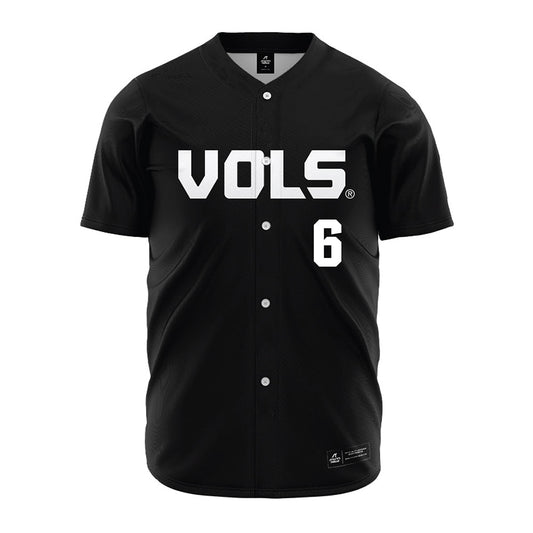 Tennessee - NCAA Baseball : Brady Frederick - Black Jersey-0