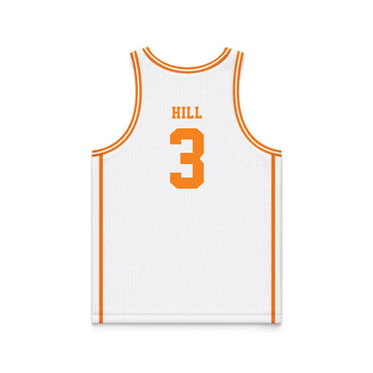 Tennessee - NCAA Men's Basketball : Terrence Hill - Basketball Jersey-3