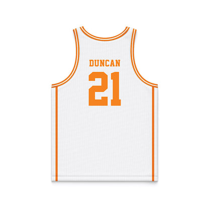 Tennessee - NCAA Men's Basketball : Campbell Duncan - Basketball Jersey-3