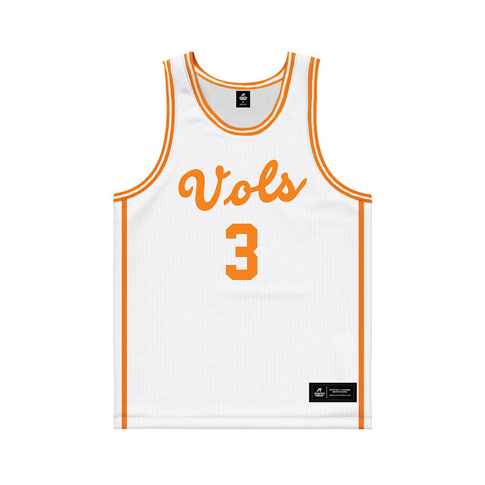Tennessee - NCAA Men's Basketball : Terrence Hill - Basketball Jersey-1