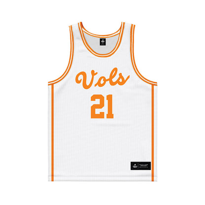 Tennessee - NCAA Men's Basketball : Campbell Duncan - Basketball Jersey-1