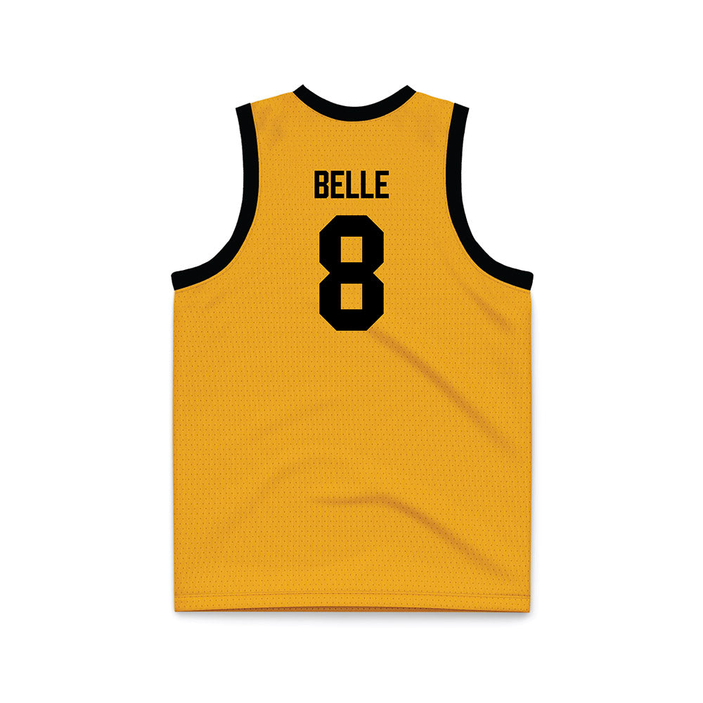 VCU - NCAA Men's Basketball : Michael Belle - Gold Basketball Jersey-1