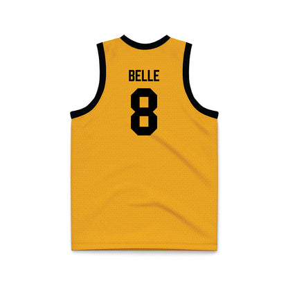 VCU - NCAA Men's Basketball : Michael Belle - Gold Basketball Jersey-1