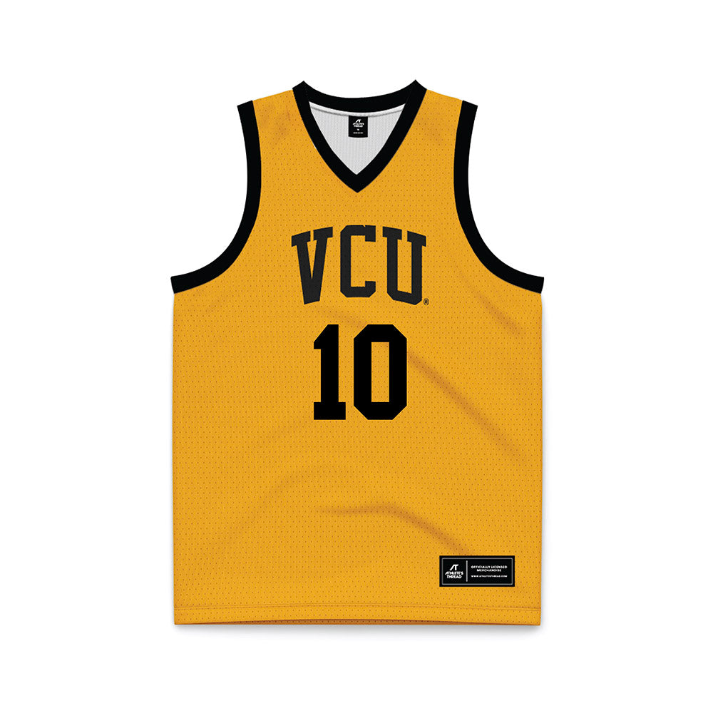 VCU - NCAA Men's Basketball : Jordann Dumont - Gold Basketball Jersey-0