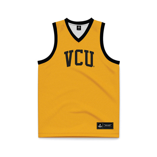 VCU - NCAA Men's Basketball : Collin Ross - Gold Basketball Jersey-0