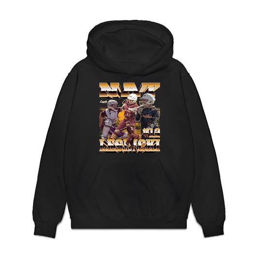 Loyola - NCAA Softball : Nat Lesnicki - Collage Premium Hooded Sweatshirt-0
