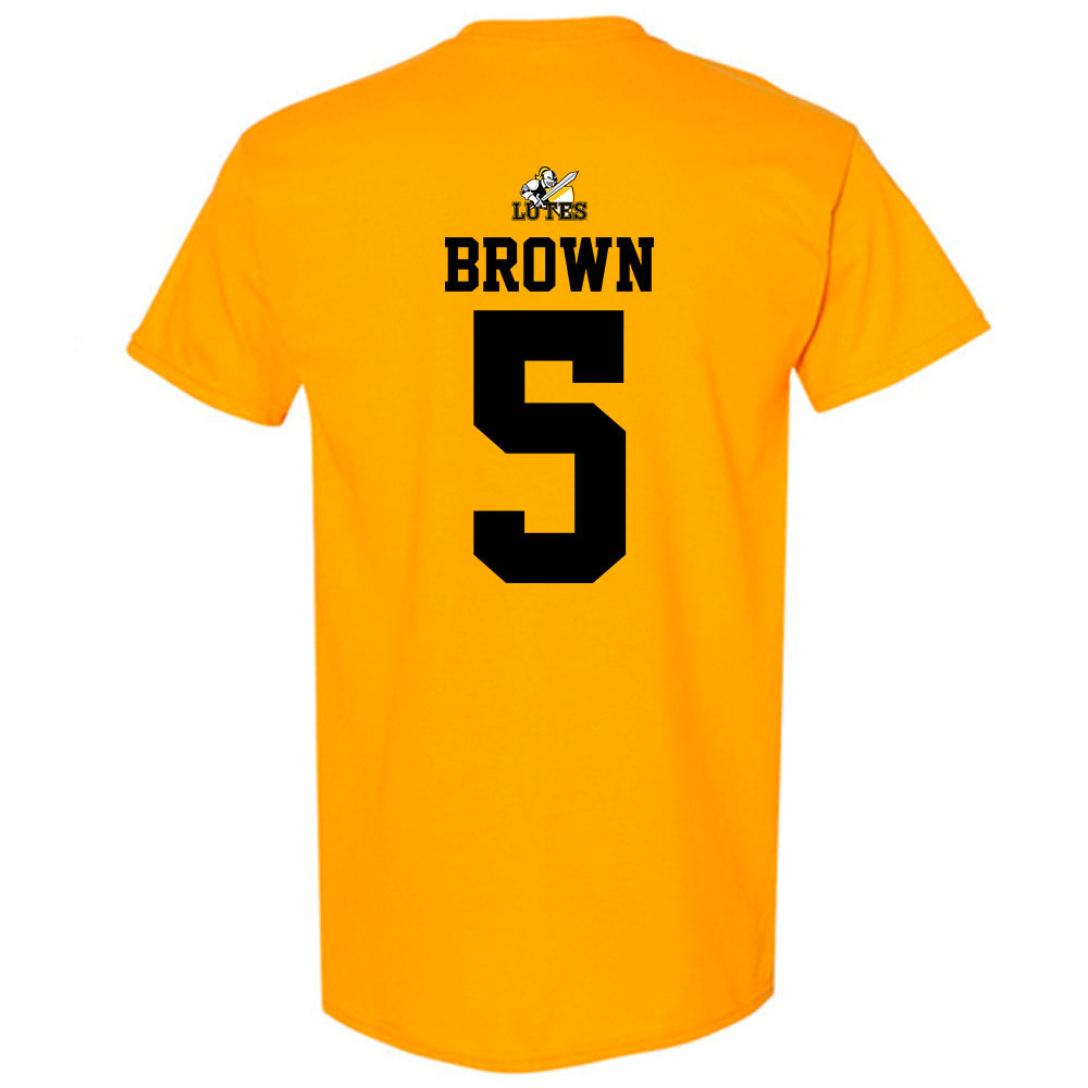 PLU - NCAA Men's Basketball : Julian Brown - T-Shirt-1
