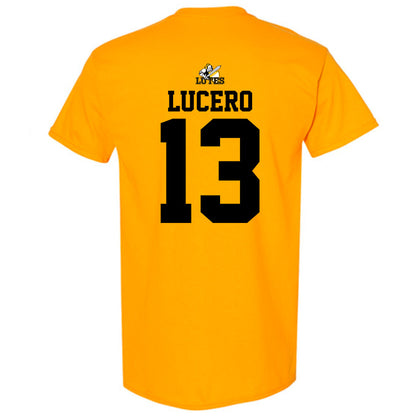 PLU - NCAA Men's Basketball : Logan Lucero - T-Shirt-1