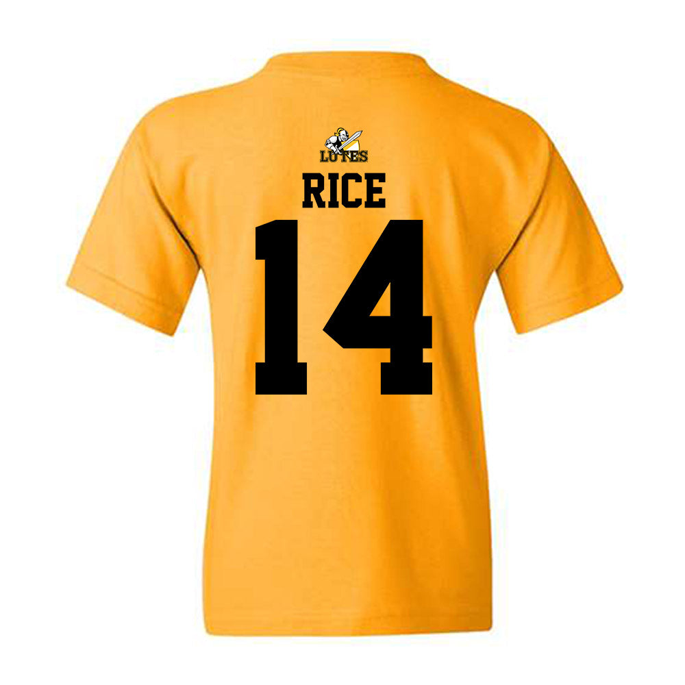 PLU - NCAA Men's Basketball : Cameron Rice - Youth T-Shirt-1