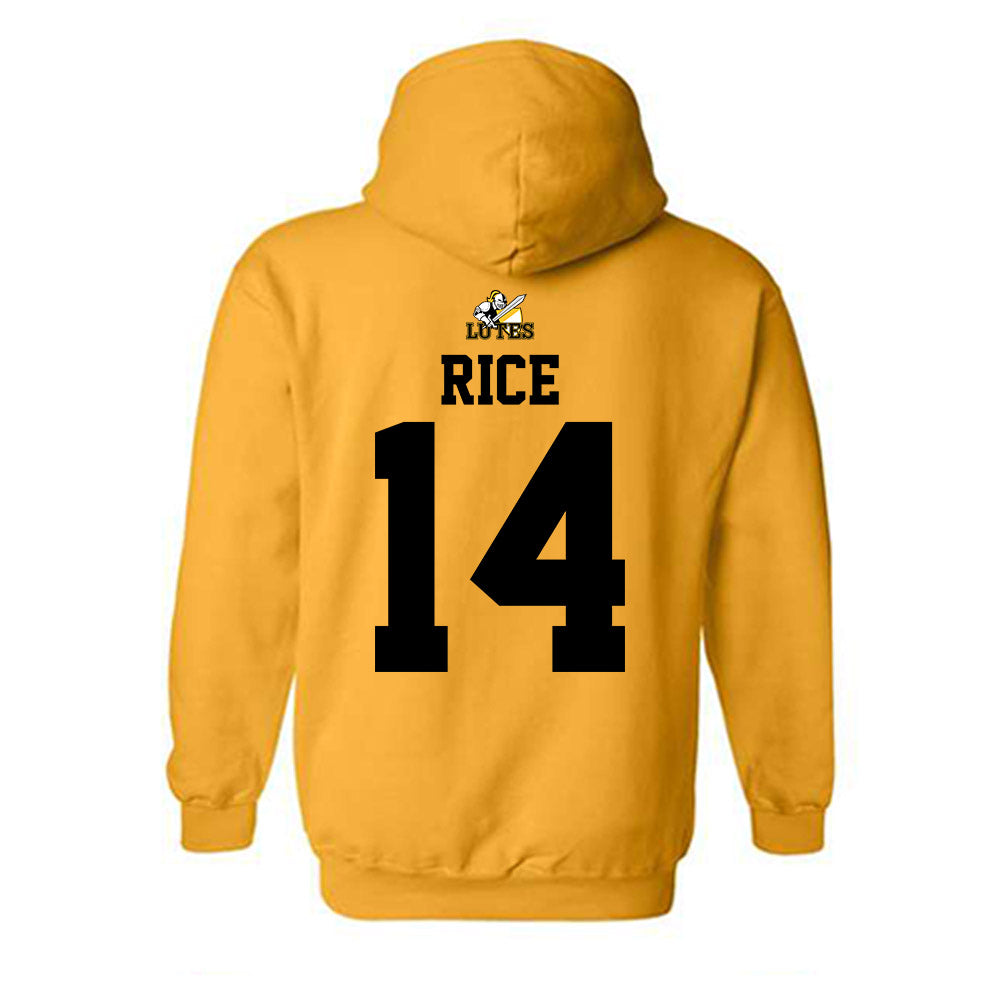 PLU - NCAA Men's Basketball : Cameron Rice - Hooded Sweatshirt-1