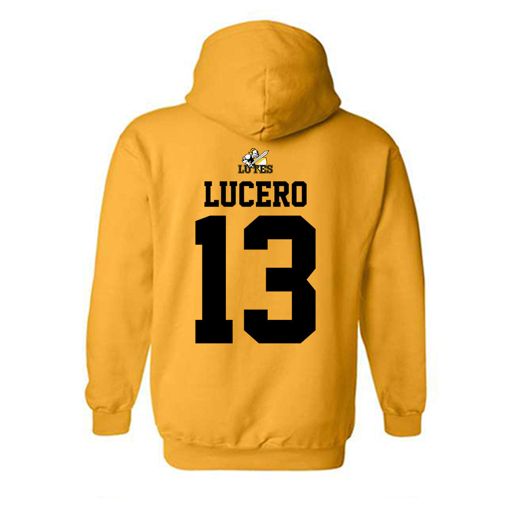 PLU - NCAA Men's Basketball : Logan Lucero - Hooded Sweatshirt-1