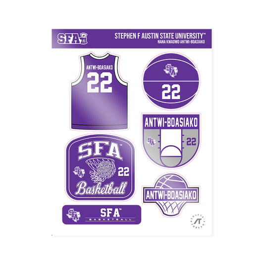 SFA - NCAA Men's Basketball : Nana Kwadwo Antwi-Boasiako - Sticker Sheet-0