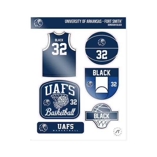 UA Fort Smith - NCAA Men's Basketball : Donovan Black - Sticker Sheet-0