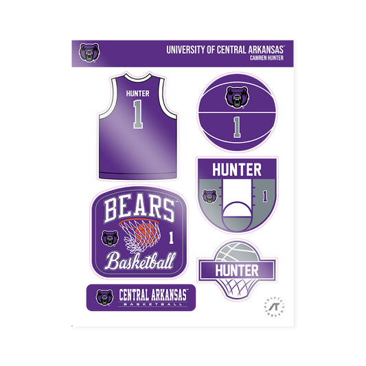 Central Arkansas - NCAA Men's Basketball : Camren Hunter - Sticker Sheet-0