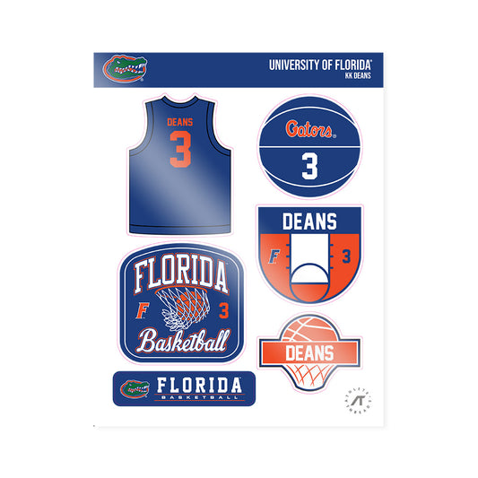 Florida - NCAA Women's Basketball : KK Deans - Sticker Sheet-0