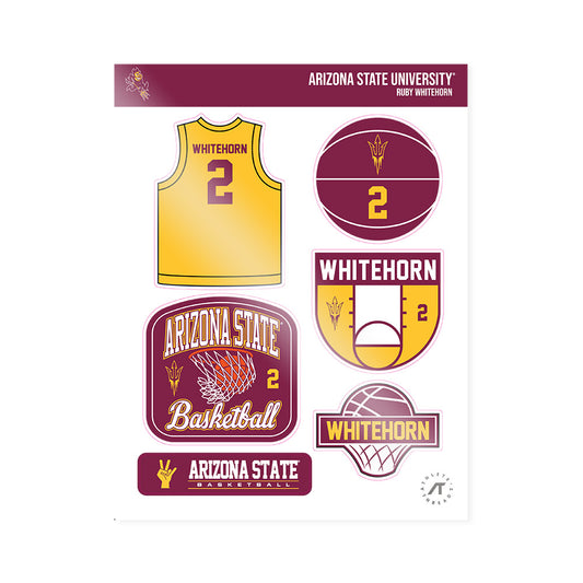 Arizona State - NCAA Women's Basketball : Ruby Whitehorn - Sticker Sheet-0