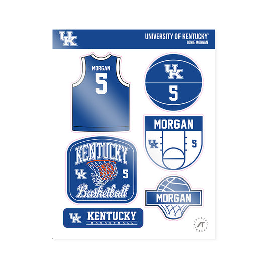 Kentucky - NCAA Women's Basketball : Tonie Morgan - Sticker Sheet-0