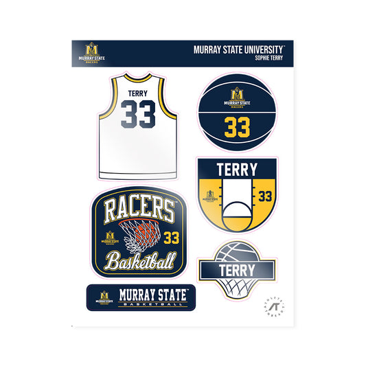 Murray State - NCAA Women's Basketball : Sophie Terry - Sticker Sheet-0