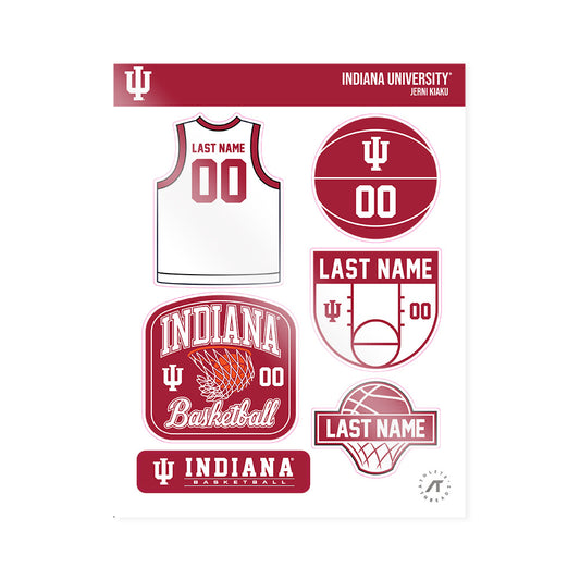 Indiana - NCAA Women's Basketball : Jerni Kiaku - Sticker Sheet-0