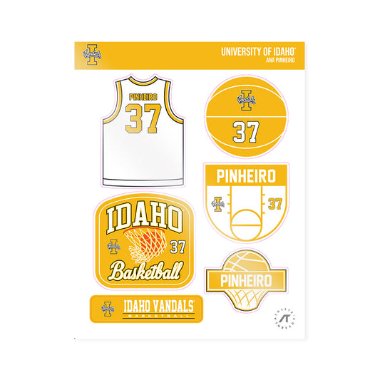Idaho - NCAA Women's Basketball : Ana Pinheiro - Sticker Sheet-0