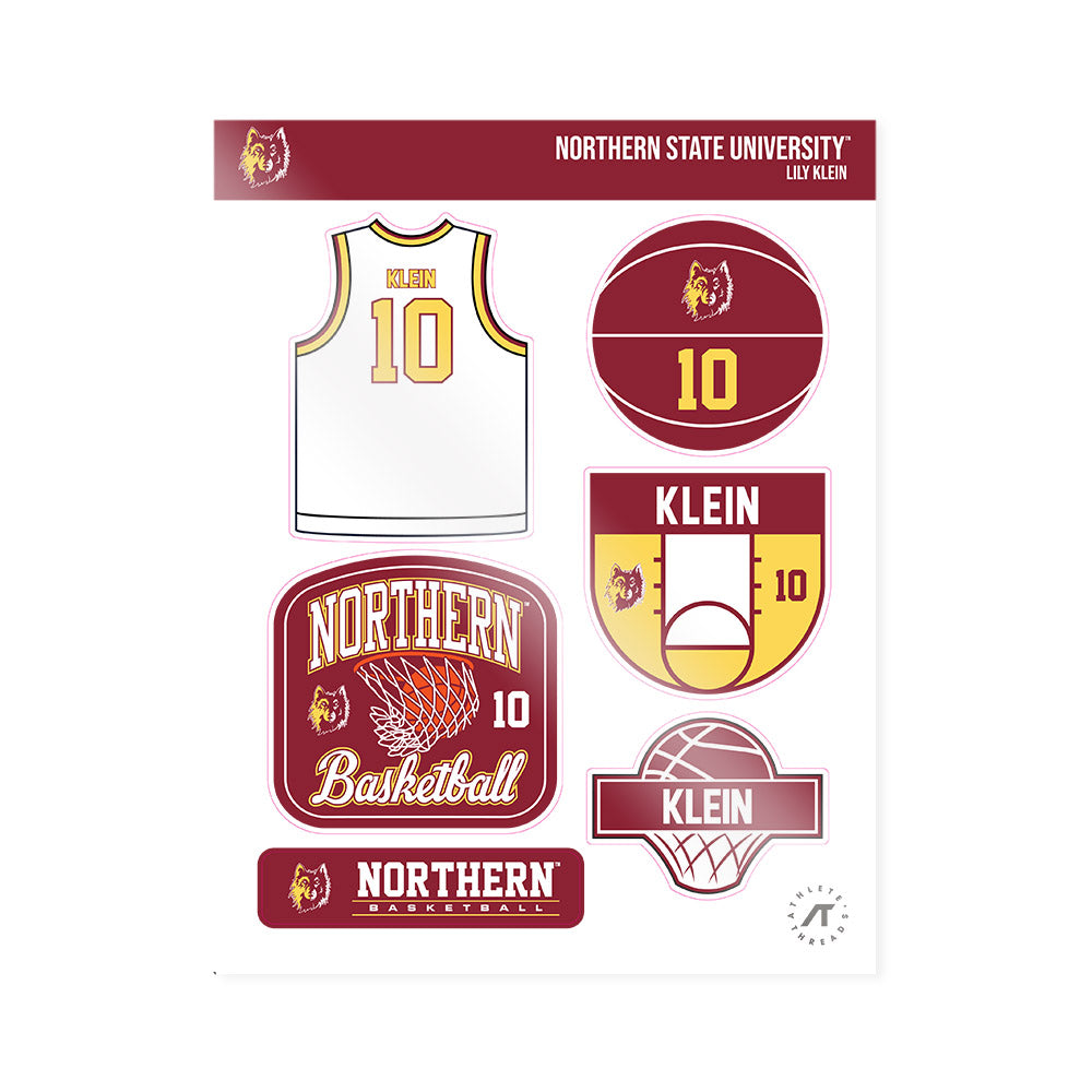 NSU - NCAA Women's Basketball : Lily Klein - Sticker Sheet-0