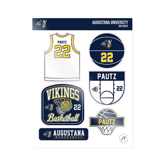 AU - NCAA Women's Basketball : Ava Pautz - Sticker Sheet-0