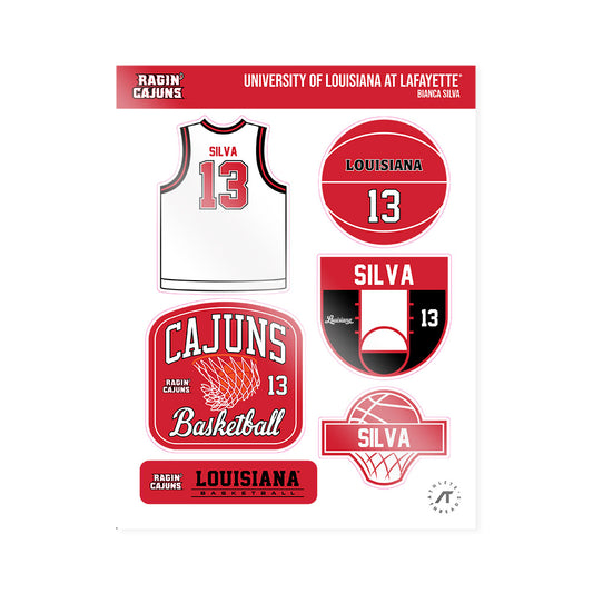 Louisiana - NCAA Women's Basketball : Bianca Silva - Sticker Sheet-0