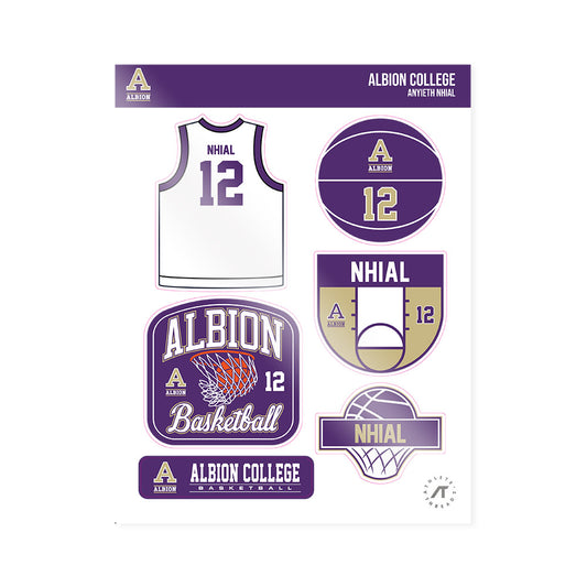 Albion - NCAA Women's Basketball : Anyieth Nhial - Sticker Sheet-0