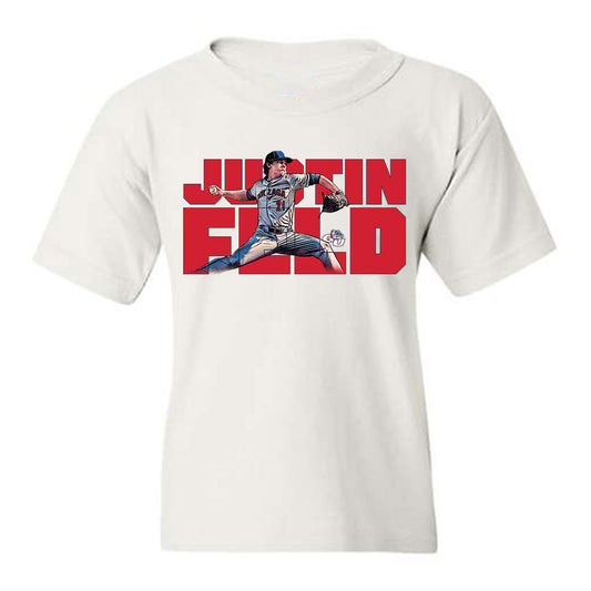 Gonzaga - NCAA Baseball : Justin Feld - Collage Youth T-Shirt-0