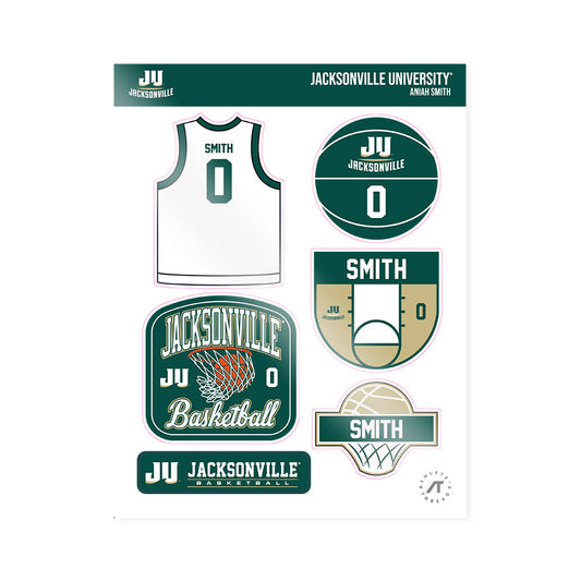 Jacksonville - NCAA Women's Basketball : Aniah Smith - Sticker Sheet-0