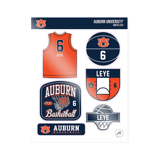 Auburn - NCAA Women's Basketball : Ndeye Leye - Sticker Sheet-0