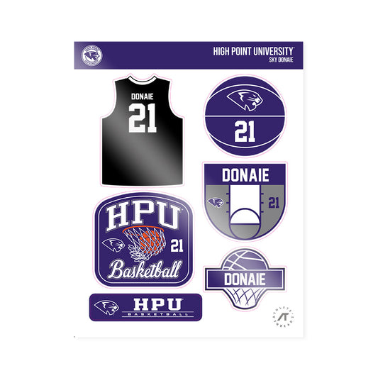 High Point - NCAA Women's Basketball : Sky Donaie - Sticker Sheet-0