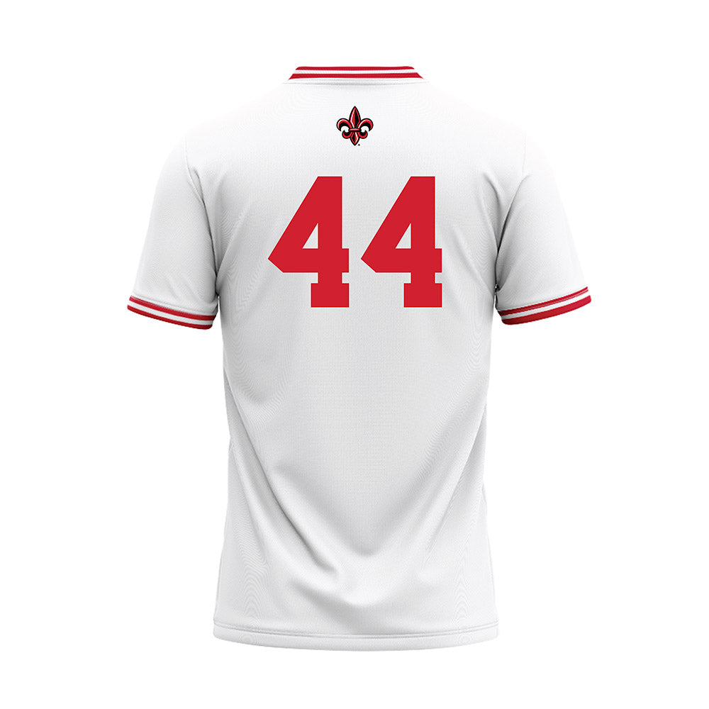 Louisiana - NCAA Baseball : Josh Lim - White Baseball Jersey-1