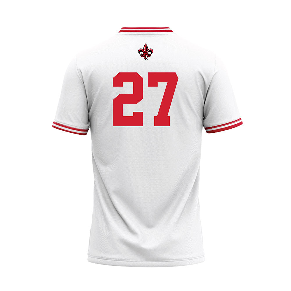 Louisiana - NCAA Baseball : Landon Victorian - White Baseball Jersey-1