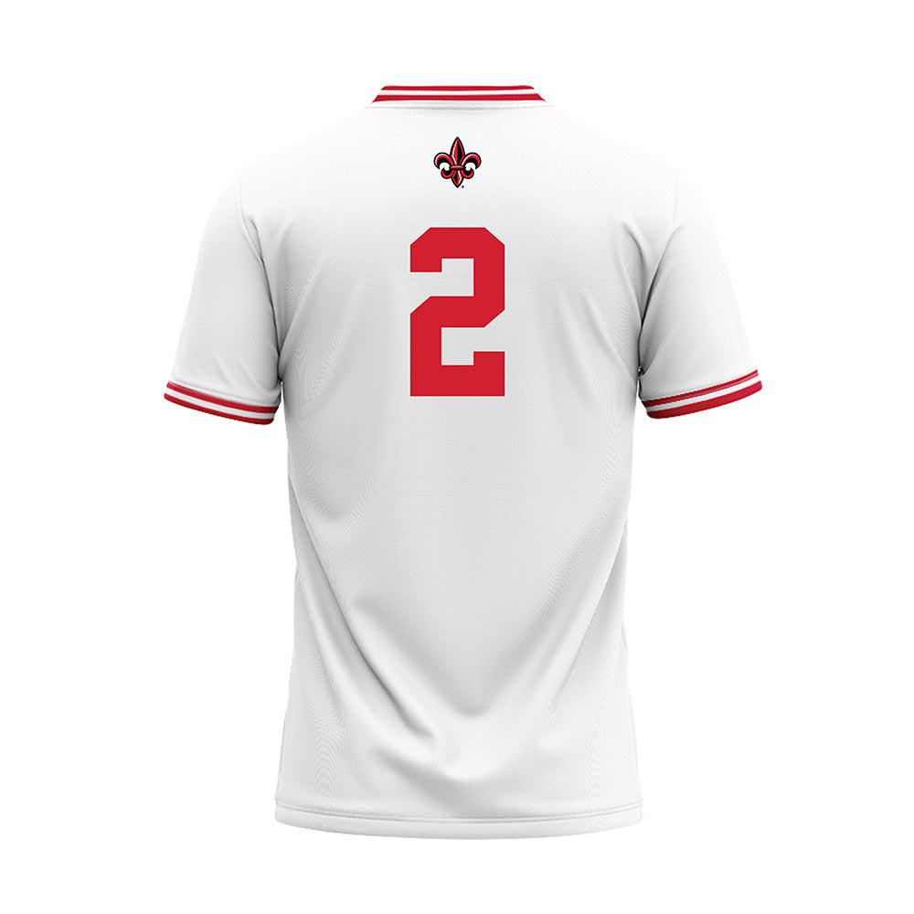 Louisiana - NCAA Baseball : Donovan Lasalle - White Baseball Jersey-1