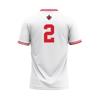 Louisiana - NCAA Baseball : Donovan Lasalle - White Baseball Jersey-1