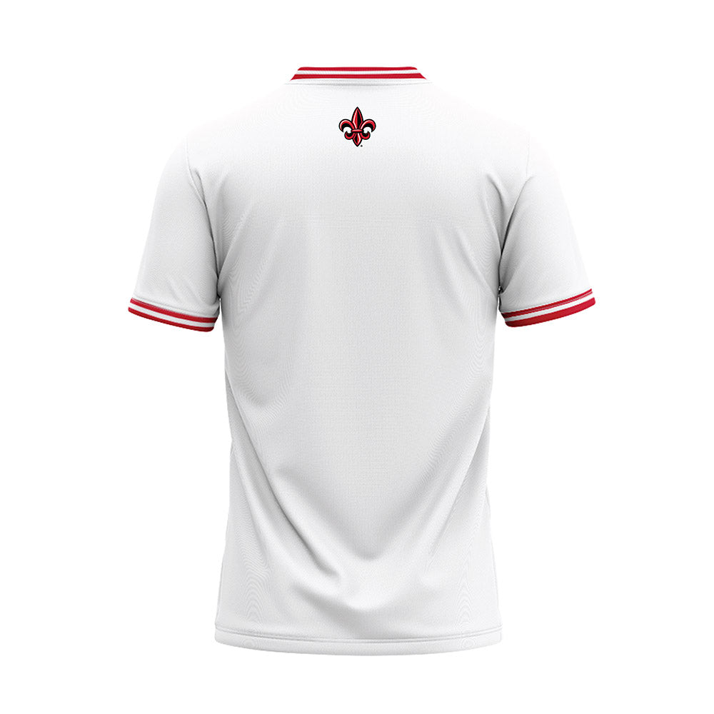 Louisiana - NCAA Baseball : Benjamin Tate - White Baseball Jersey-1