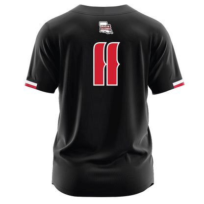 Louisiana - NCAA Softball : Mia Norwood - Black Jersey-1