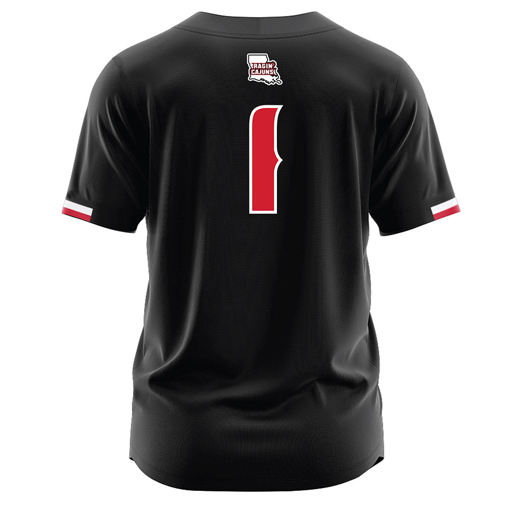 Louisiana - NCAA Softball : Kennedy Marceaux - Black Jersey-1