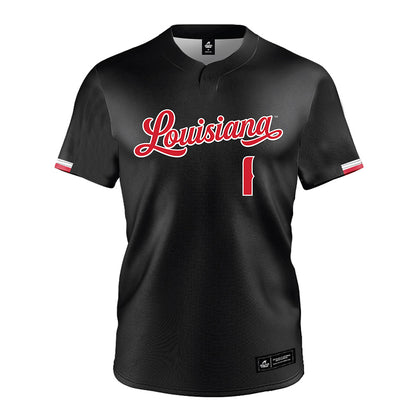 Louisiana - NCAA Softball : Kennedy Marceaux - Black Jersey-0