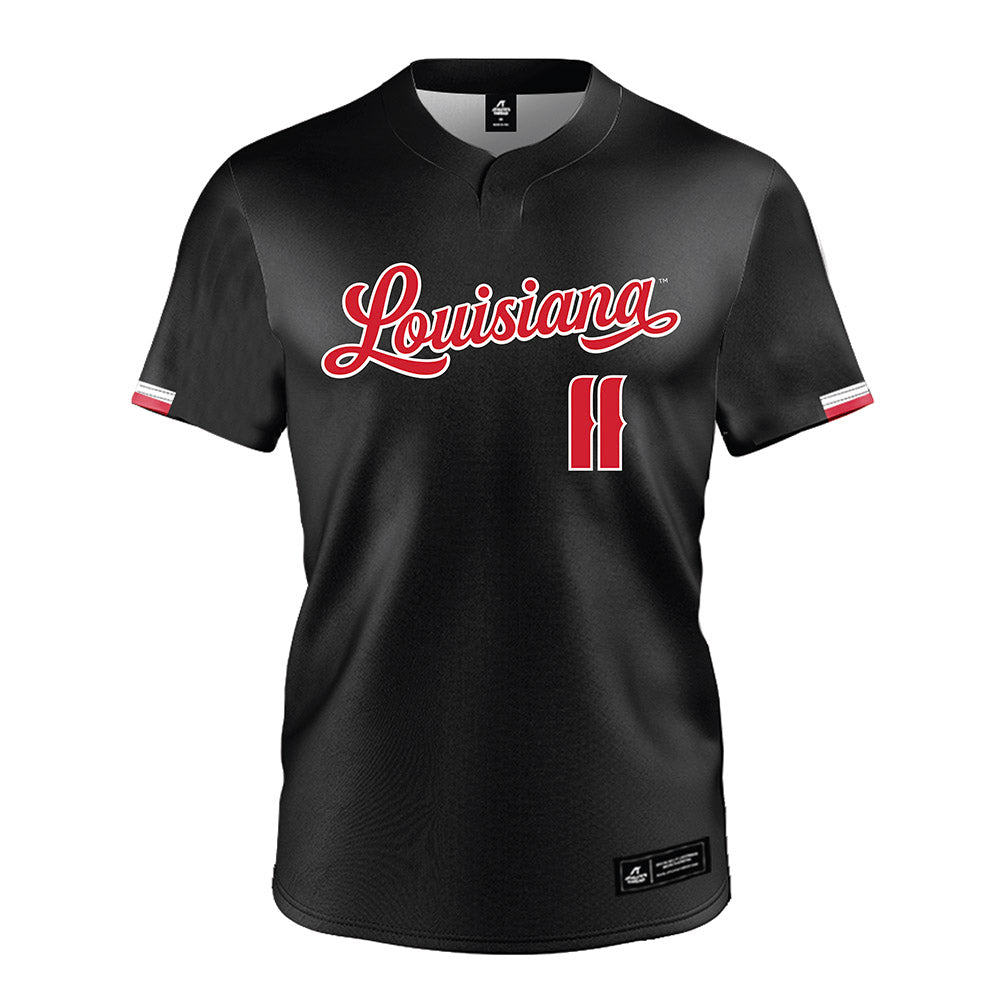 Louisiana - NCAA Softball : Mia Norwood - Black Jersey-0