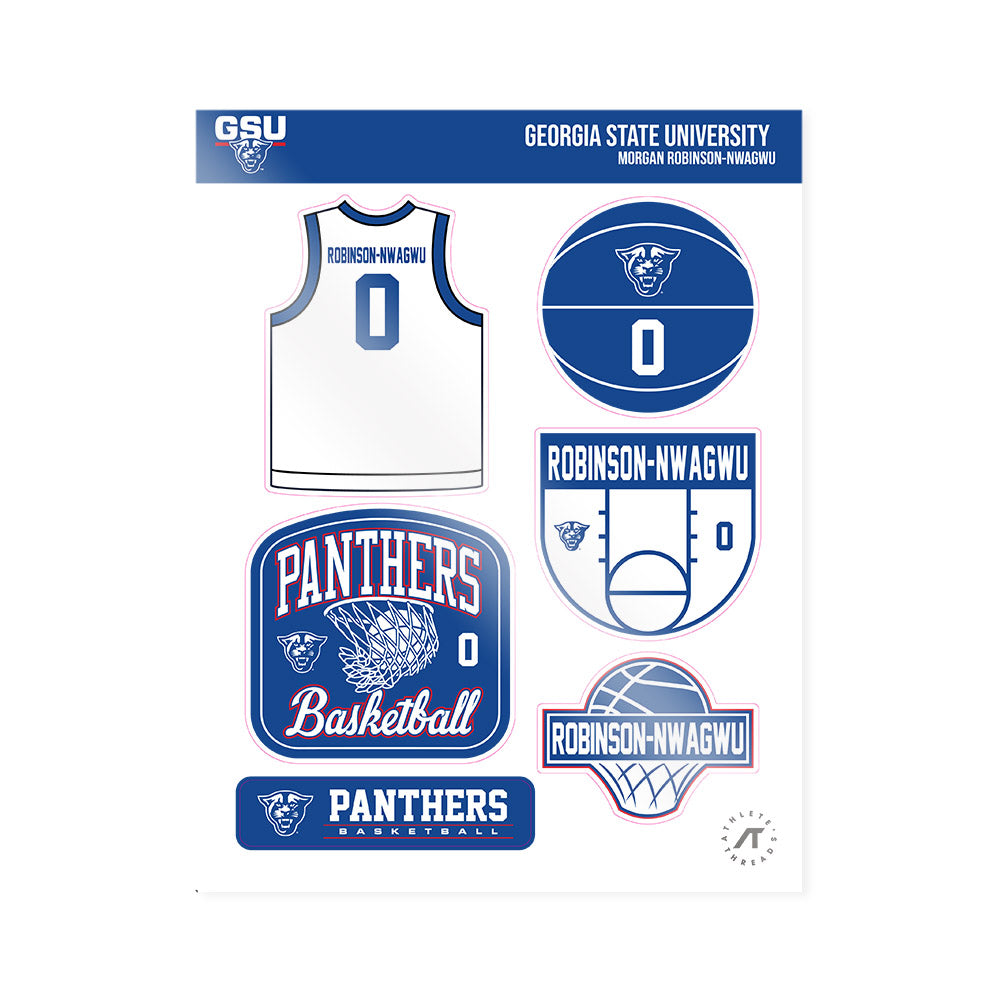 Georgia State - NCAA Women's Basketball : Morgan Robinson-Nwagwu - Sticker Sheet-0