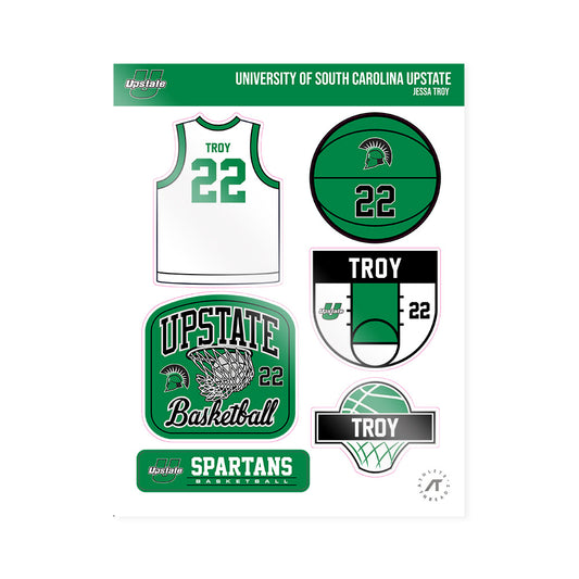 USC Upstate - NCAA Women's Basketball : Jessa Troy - Sticker Sheet-0